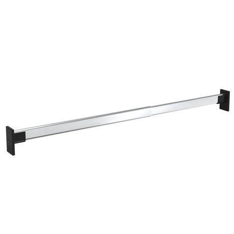 VidaXL tringles à vêtements 2 pcs télescopiques 58-100 cm couleur argent