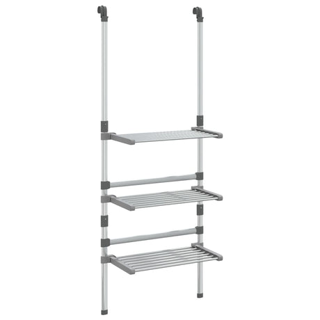VidaXL étendoir 3 couches suspendu en aluminium