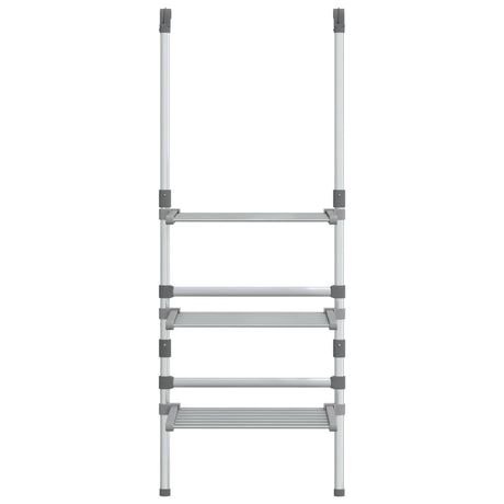 VidaXL étendoir 3 couches suspendu en aluminium
