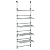 VidaXL étendoir 5 couches suspendu en aluminium