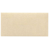 Panneaux muraux Vidaxl 12 PCS 0,54 m² 30x15 cm Crème de tissu -Colore