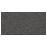 Vidaxl Wall panels 12 pcs 0.54 m² 30x15 cm fabric dark gray