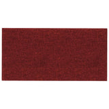 Panneaux muraux vidaxl 12 pcs 0,54 m² 30x15 cm Vin de tissu rouge