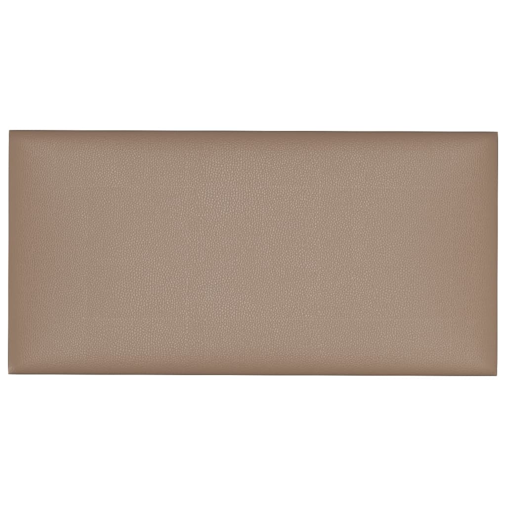 Panele ścienne vidaxl 12 szt. 0,54 m² 30x15 cm sztuka skórzana cappuccinoColid