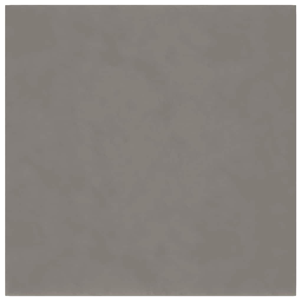 Panneaux muraux vidaxl 12 st 1,08 m² 30x30 cm en velours gris clair