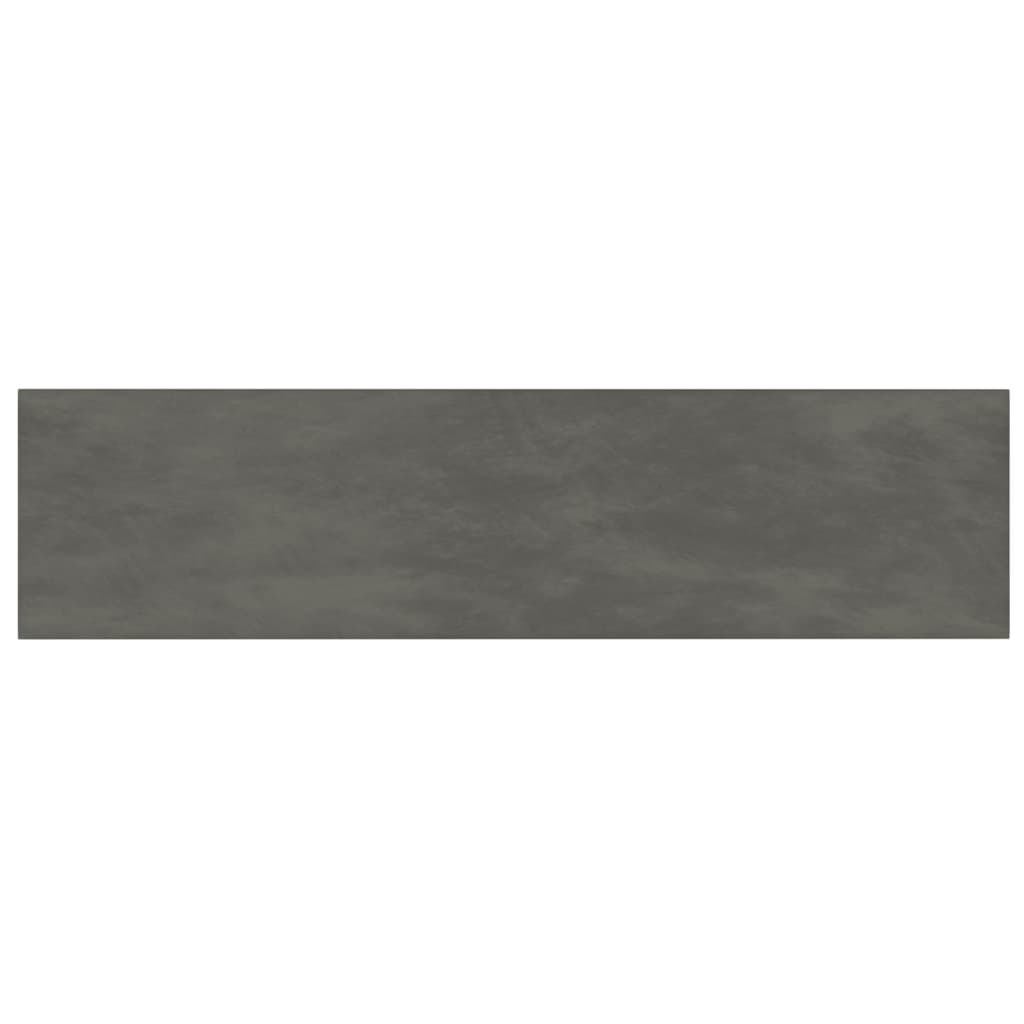 Panneaux muraux vidaxl 12 st 1,08 m² 60x15 cm en velours gris foncé