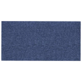 Panneaux muraux vidaxl 12 st 2,16 m² 60x30 cm tissu bleu