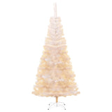 Vidaxl Kunstkerstboom con estremità iridescenti 240 cm PVC bianco