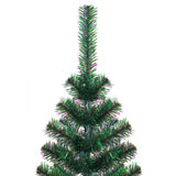 Vidaxl Kunstkerstboom avec des extrémités irisées 120 cm en PVC vert