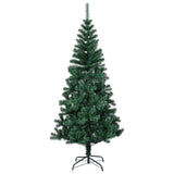 Vidaxl kunstkerstboom avec des extrémités irisées 150 cm en PVC vert