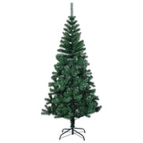 Vidaxl Kunstkerstboom with iridescent ends 210 cm PVC green