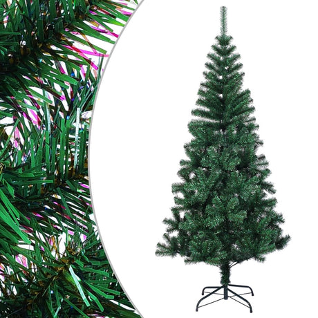 Vidaxl kunstkerstboom avec des extrémités irisées 240 cm en PVC vert