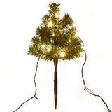 Vidaxl TUINPADKERSTS TRES 6 ST avec des LED blancs chauds 45 cm PVC
