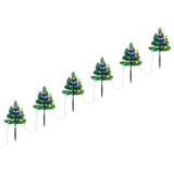 Vidaxl TUINPADKERSERS TRES 6 ST avec LED multicolore 45 cm PVC