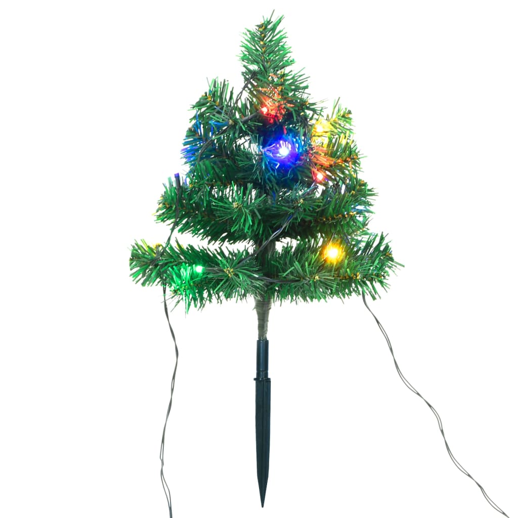 Vidaxl Tuinpadkerst Trees 6 ST con LED multicolore 45 cm PVC