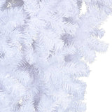 Vidaxl kunstkerstboom avec un blanc standard à 240 cm blanc