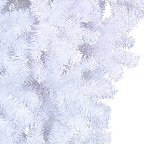 Vidaxl kunstkerstboom avec un blanc standard à 240 cm blanc