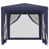 Tente de fête VidaXL avec 4 parois latérales en maille 2,5x2,5 m HDPE bleu