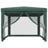 Tenda da festa Vidaxl con pareti laterali a 4 mesh 3x4 m HDPE Green