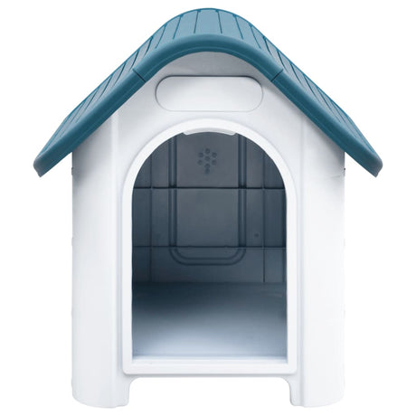 Vidaxl Dog Loft 59x75x66 cm Bleu polypropène