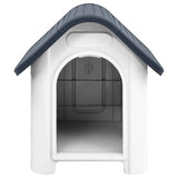Vidaxl Dog Loft 59x75x66 cm Gray en polypropène