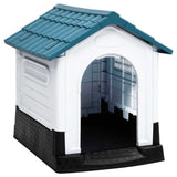 Vidaxl Dog Loft 57x68x66 cm Bleu polypropène