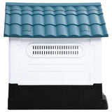 Vidaxl Dog Loft 57x68x66 cm Bleu polypropène