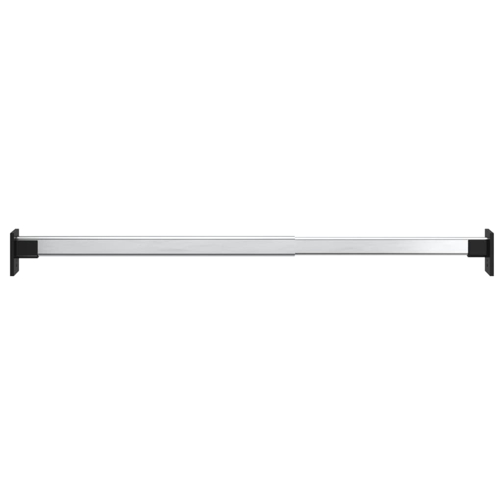 VidaXL Tringles à vêtements 4 pcs télescopiques 58-100 cm couleur argent