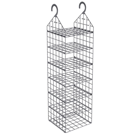 VidaXL Organisateurs de placards suspendus 2 pcs avec 7 étagères