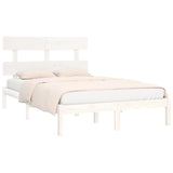 Vidaxl bedframe massief hout wit 180x200 cm