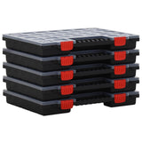 VidaXL range boxes 10 pcs 40x30x5 cm polypropene