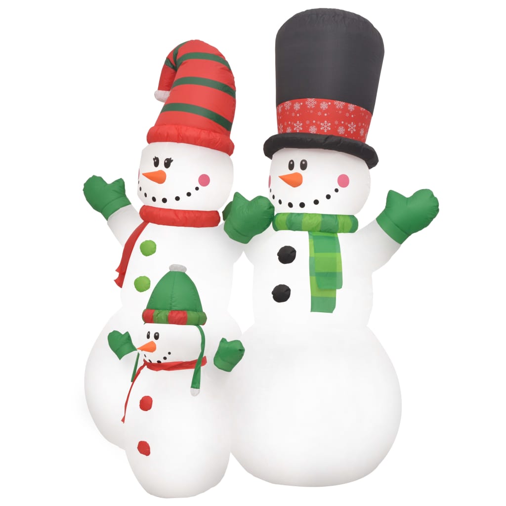 Vidaxl Snowman gonfiabile con LED 240 cm