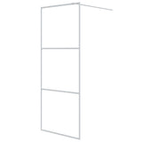 Vidaxl Walk-In Walking Mur 80x195 cm Transparent ESG Glass White