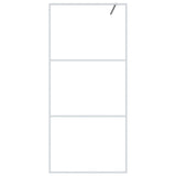Vidaxl Walk-In Walk Murn 90x195 cm Transparent ESG Glass White