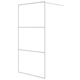 Vidaxl Walk-In Walk Murn 100x195 cm Transparent ESG Glass White