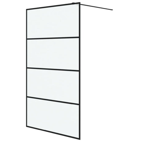 Vidaxl Walk-In Walk Murn 115x195 cm mat esg verre noir