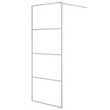 Vidaxx cabine de douche à l'italienne 80x195 cm verre ESG transparent couleur argent