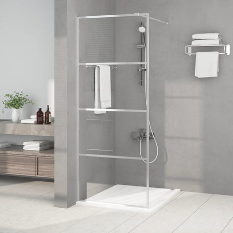 Vidaxx cabine de douche à l'italienne 80x195 cm verre ESG transparent couleur argent