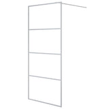 Vidaxx cabine de douche à l'italienne 90x195 cm verre ESG transparent couleur argent