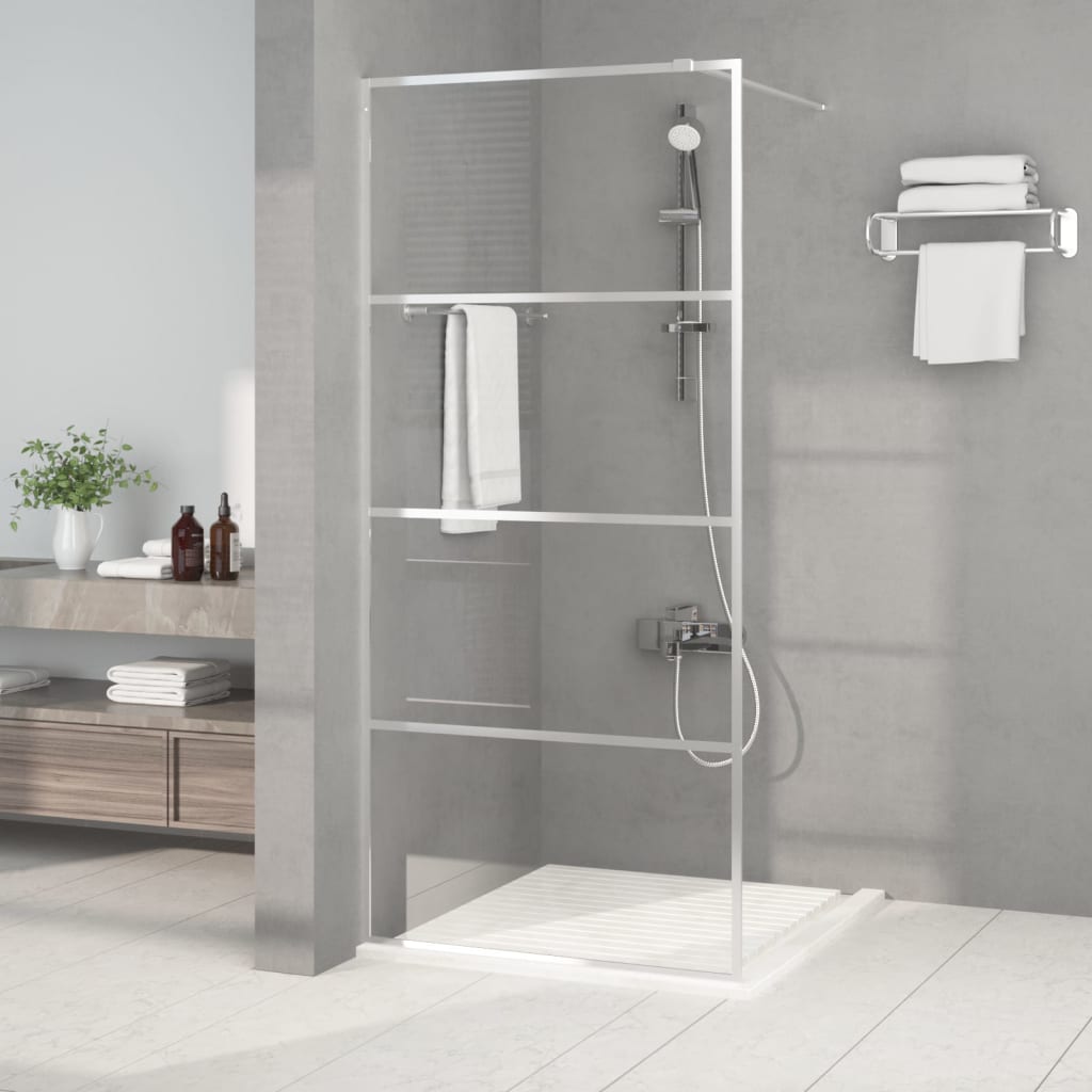 Vidaxx cabine de douche à l'italienne 90x195 cm verre ESG transparent couleur argent