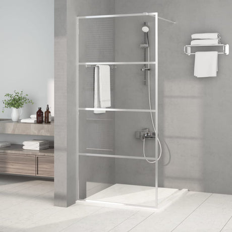 Vidaxx cabine de douche à l'italienne 90x195 cm verre ESG transparent couleur argent
