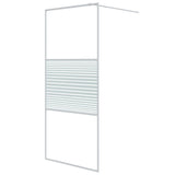 Vidaxx cabine de douche à l'italienne 90x195 cm verre ESG transparent blanc