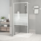 Vidaxx cabine de douche à l'italienne 90x195 cm verre ESG transparent blanc