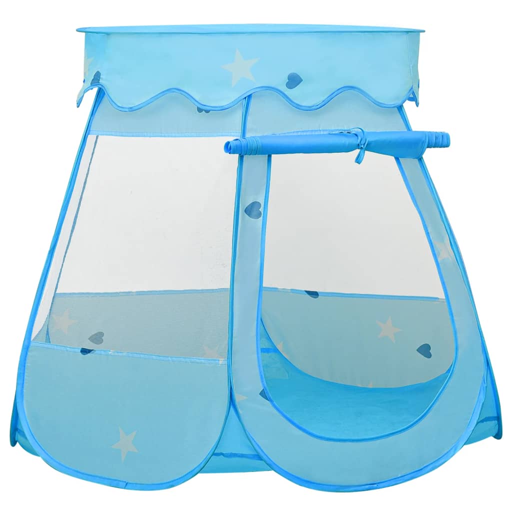 Vidaxl Tienda de juego para niños con 250 bolas 102x102x82 cm azul