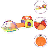 Vidaxl Children's Play Telt med 250 baller 338x123x111 cm multi -farget