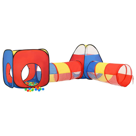 VidaXL tente de jeu pour enfants avec 250 balles 190x264x90 cm multicolore