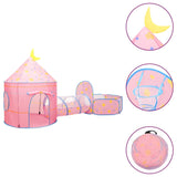 Tenda da gioco per bambini Vidaxl con 250 palline 301x120x128 cm rosa