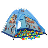 Vidaxl Children's Play Tent avec 250 balles 120x120x90 cm bleu