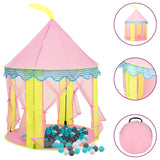 Vidaxl Children's play tent with 250 balls 100x100x127 cm pink