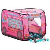 Vidaxl Children's Play Tent avec 250 balles 70x112x70 cm rose